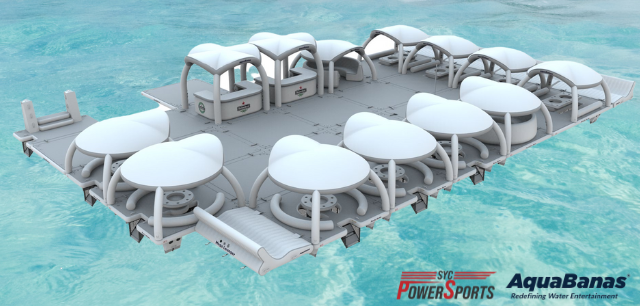 AquaBana’s Largest Floating Dance Lounge